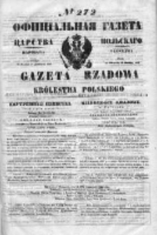 Gazeta Rządowa Królestwa Polskiego 1850 IV, Nr 272