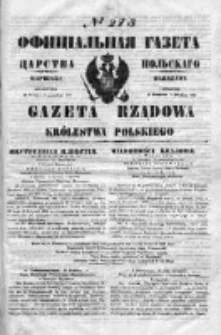 Gazeta Rządowa Królestwa Polskiego 1850 IV, Nr 273