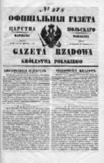 Gazeta Rządowa Królestwa Polskiego 1850 IV, Nr 278