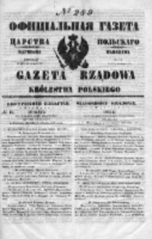Gazeta Rządowa Królestwa Polskiego 1850 IV, Nr 289