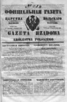 Gazeta Rządowa Królestwa Polskiego 1851 IV,nr 219
