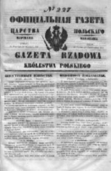 Gazeta Rządowa Królestwa Polskiego 1851 IV, nr 227