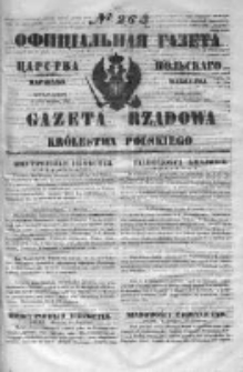 Gazeta Rządowa Królestwa Polskiego 1851 IV, nr 263