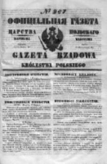 Gazeta Rządowa Królestwa Polskiego 1851 IV, nr 267