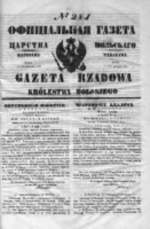 Gazeta Rządowa Królestwa Polskiego 1851 IV, nr 281