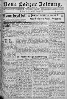 Neue Lodzer Zeitung 1913 m-c 8