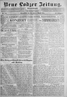 Neue Lodzer Zeitung 1914 m-c 8