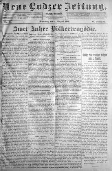 Neue Lodzer Zeitung 1916 m-c 8