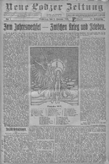 Neue Lodzer Zeitung 1918 m-c 1