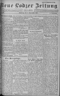 Neue Lodzer Zeitung 1918 m-c 9