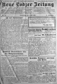 Neue Lodzer Zeitung 1926 m-c 7