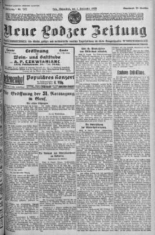 Neue Lodzer Zeitung 1928 m-c 9