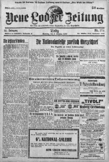 Neue Lodzer Zeitung 1933 m-c 10