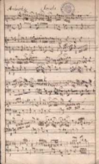 [Sonata] Cembalo [obligato] et violino solo