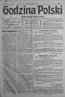 Godzina Polski : dziennik polityczny, społeczny i literacki 29 marzec 1916 nr 90