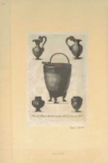 Vasi di bronzo antichi trovati nell' Ercolano in Napoli