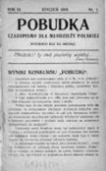 Pobudka : Czasopismo dla młodzieży polskiej 1910, R. 3, Nr 1