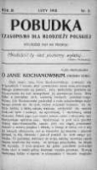 Pobudka : Czasopismo dla młodzieży polskiej 1910, R. 3, Nr 2