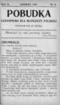 Pobudka : Czasopismo dla młodzieży polskiej 1910, R. 3, Nr 6