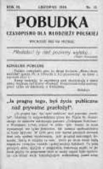 Pobudka : Czasopismo dla młodzieży polskiej 1910, R. 3, Nr 11