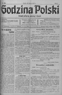 Godzina Polski : dziennik polityczny, społeczny i literacki 26 lipiec 1916 nr 206