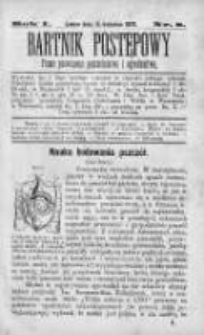 Bartnik Postępowy. Pismo poświęcone pszczelarstwu i ogrodnictwu 1875, Rok I, Nr 8