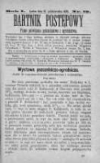 Bartnik Postępowy. Pismo poświęcone pszczelarstwu i ogrodnictwu 1875, Rok I, Nr 19