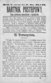 Bartnik Postępowy. Pismo poświęcone pszczelarstwu i ogrodnictwu 1875, Rok I, Nr 22 i 23