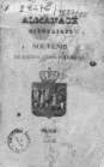 Almanach Historique ou souvenir de l'emigation Polonaise 1837/1838