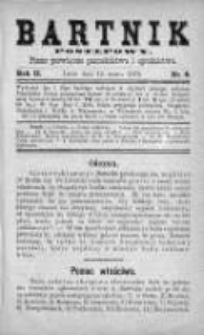 Bartnik Postępowy. Pismo poświęcone pszczelarstwu i ogrodnictwu 1876, Rok II, Nr 6
