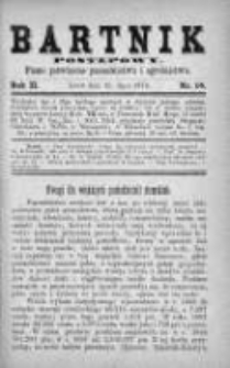 Bartnik Postępowy. Pismo poświęcone pszczelarstwu i ogrodnictwu 1876, Rok II, Nr 14