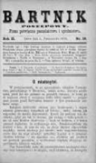 Bartnik Postępowy. Pismo poświęcone pszczelarstwu i ogrodnictwu 1876, Rok II, Nr 19