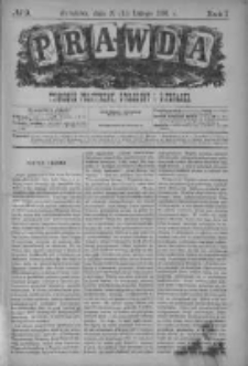 Prawda. Tygodnik polityczny, społeczny i literacki 1881, Nr 9