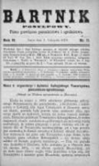 Bartnik Postępowy. Pismo poświęcone pszczelarstwu i ogrodnictwu 1876, Rok II, Nr 21