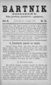 Bartnik Postępowy. Pismo poświęcone pszczelarstwu i ogrodnictwu 1876, Rok II, Nr 22
