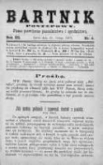 Bartnik Postępowy. Pismo poświęcone pszczelarstwu i ogrodnictwu 1877, Rok III, Nr 4