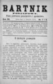 Bartnik Postępowy. Pismo poświęcone pszczelarstwu i ogrodnictwu 1877, Rok III, Nr 7 i 8