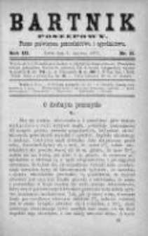 Bartnik Postępowy. Pismo poświęcone pszczelarstwu i ogrodnictwu 1877, Rok III, Nr 11