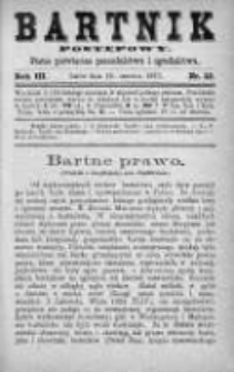 Bartnik Postępowy. Pismo poświęcone pszczelarstwu i ogrodnictwu 1877, Rok III, Nr 13
