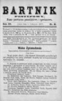 Bartnik Postępowy. Pismo poświęcone pszczelarstwu i ogrodnictwu 1877, Rok III, Nr 21