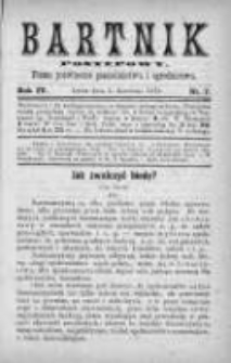 Bartnik Postępowy. Pismo poświęcone pszczelarstwu i ogrodnictwu 1878, Rok IV, Nr 7