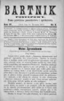 Bartnik Postępowy. Pismo poświęcone pszczelarstwu i ogrodnictwu 1878, Rok IV, Nr 8