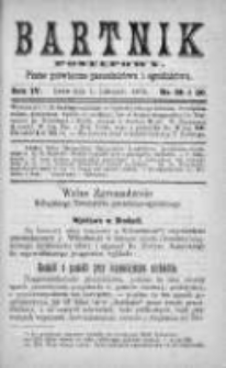 Bartnik Postępowy. Pismo poświęcone pszczelarstwu i ogrodnictwu 1878, Rok IV, Nr 19 i 20
