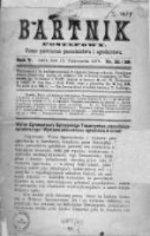 Bartnik Postępowy. Pismo poświęcone pszczelarstwu i ogrodnictwu 1879, Rok V, Nr 19 i 20