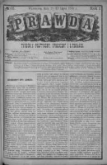 Prawda. Tygodnik polityczny, społeczny i literacki 1881, Nr 30