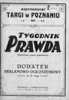 Tygodnik Prawda 1 maj 1927 nr 18