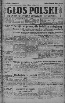 Głos Polski : dziennik polityczny, społeczny i literacki 3 lipiec 1926 nr 180