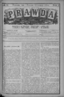 Prawda. Tygodnik polityczny, społeczny i literacki 1881, Nr 36