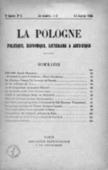 La Pologne : Politique, Economique, Litteraire et Artistique 1923 An. 4