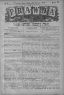 Prawda. Tygodnik polityczny, społeczny i literacki 1882, Nr 9